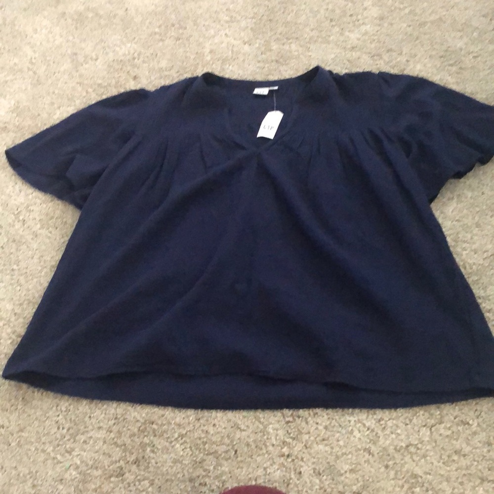 ❤️5 for $20❤️ Blue Peasant Top NWT